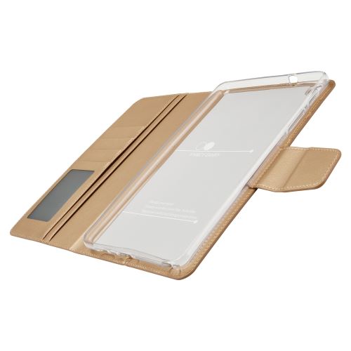 WISETONY® Étui en PU multi-poches pour votre Samsung Galaxy Tab A P200/P205 - Or