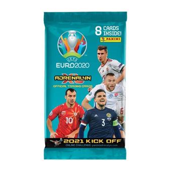 Blister de 7 pochettes Panini Foot Trading Cards UEFA EURO 2020