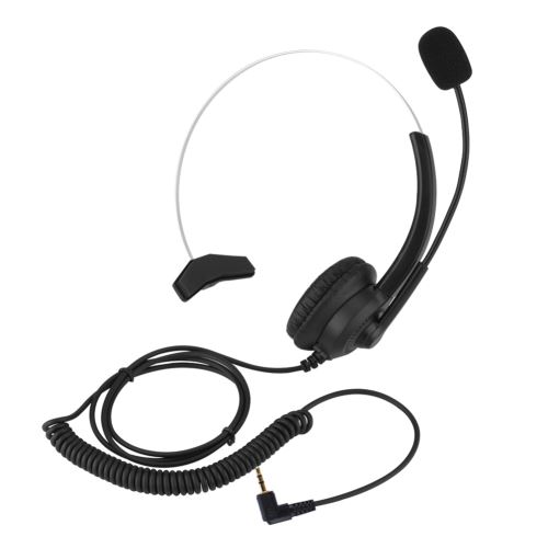 Casque de Téléphone de Centre d'Appel à Réduction de Bruit - Prise de 2,5 Mm