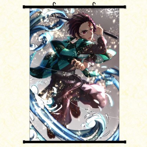 Poster en toile étanche avec cadre en PVC - Demon Slayer (#753),40x60 CM