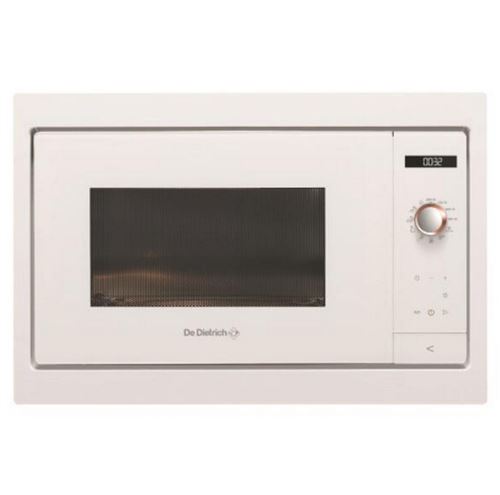 De Dietrich Dme7121W - Four Micro-Ondes Monofonction - Encastrable - 26 Litres - 900 Watt - Blanc