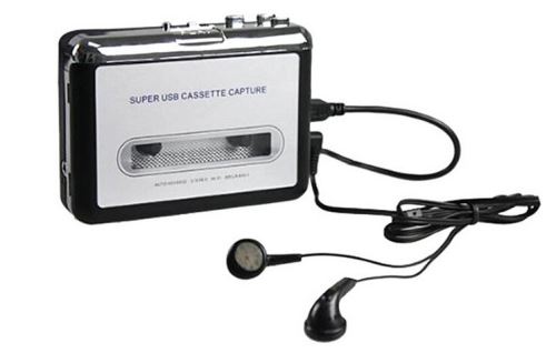 Cassette USB pour PC Convertisseur de CD MP3 Convertisseur Capture Audio Lecteur de Musique avec Casque