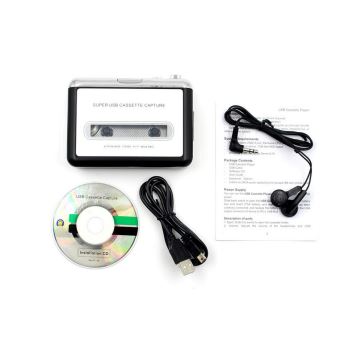 Lecteur De Cassette USB, Convertisseur De CD MP3 Lecteur De