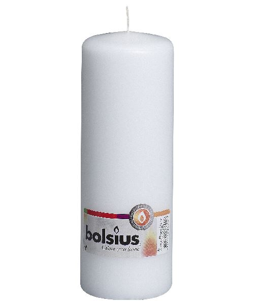 Pilier Bolsius au violoncelle 200/70 blanc 8 pcs.