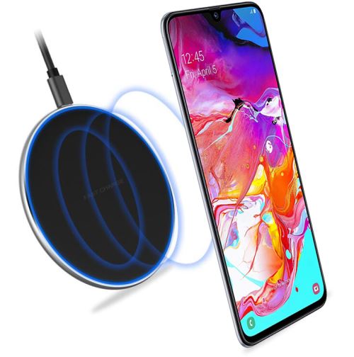 Chargeur sans Fil QI Wireless à Induction Oppo Reno - Station de Chargement Fast Charge avec Patch de compatibilité (récepteur de charge) inclus