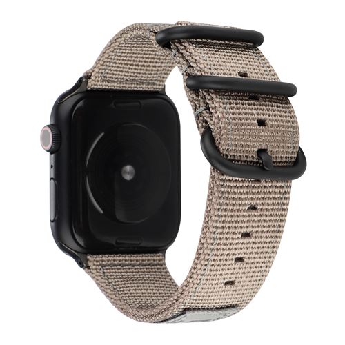 Non Communiqué Gris Bracelet En Nylon Durable Pour Apple Watch Series 6/ Se/ 5/ 4 44Mm - Image 1