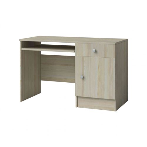 Bureau enfant 1 porte 1 tiroir en bois frêne clair - BU4024