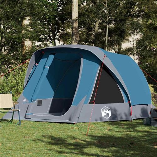 vidaXL Tente de cabine familiale 6 personnes bleu imperméable4100668