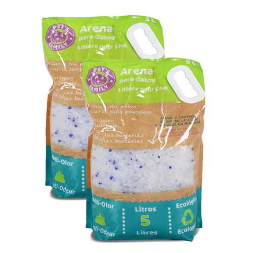 Meilleurs prix pour Lot de 2 litière écologique pour chat, litière pour chat anti-odeur - 5 L -JUANIO-