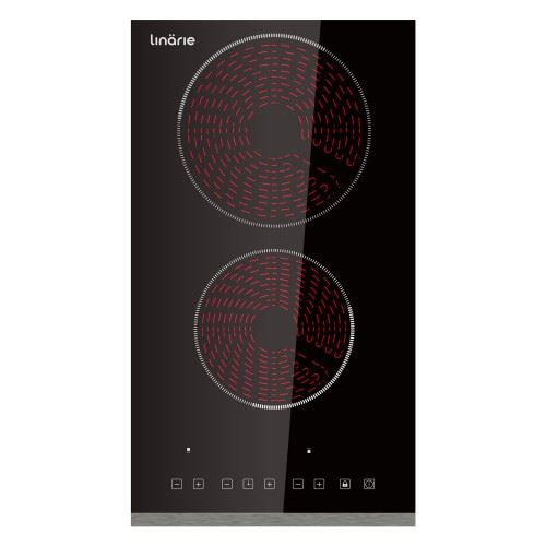 Plaque de cuisson vitroceramique linarie 2 foyers 3000 W 30 cm