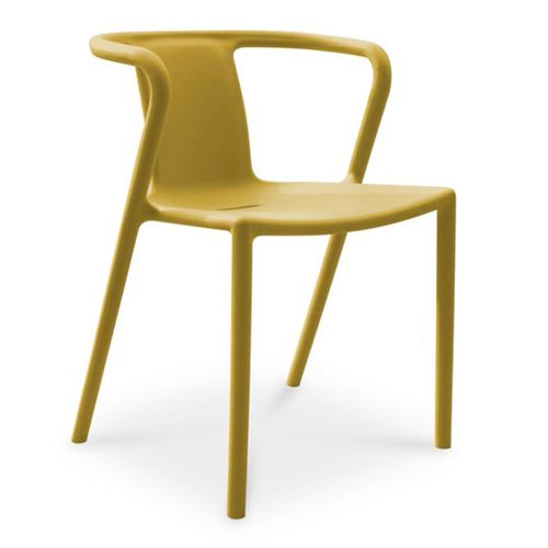 Non Communiqué Moutarde Fauteuil De Jardin Empilable "Diego" 72Cm