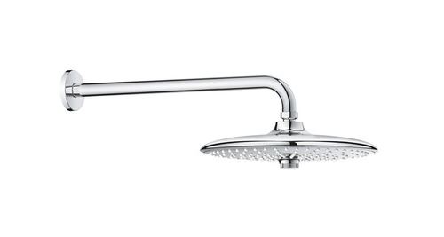 Grohe Euphoria Smartcontrol - Soffione Doccia 260, 3 Getti, Braccio Doccia 38 Cm, Cromata 26459000