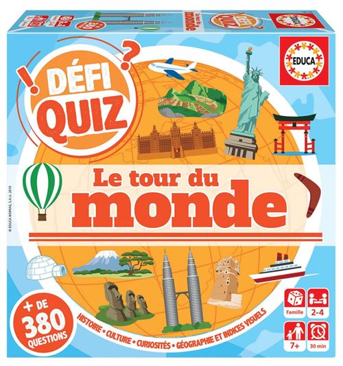 Non Communiqué Orange Defi Quiz - Le Tour Du Monde