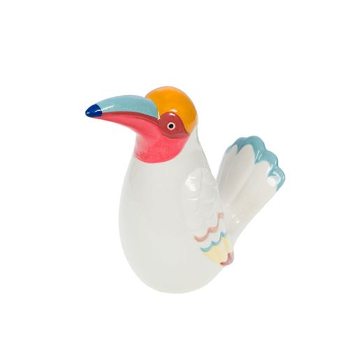 Non Communiqué Multicolore Statue : Décoration Oiseau Ibis - Amadeus - Céramique