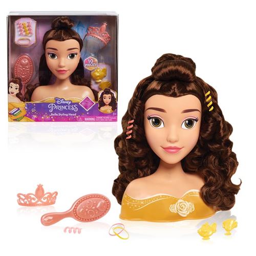 Just Play 87379 Disney Princesse Basic Belle Tête à coiffer