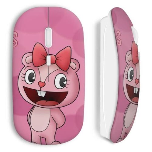 Souris sans Fil Happy tree friends design Pink Maniacase
