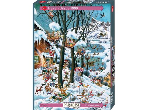 Heye - PUZZLE 1000 pièces - PARADISE IN WINTER