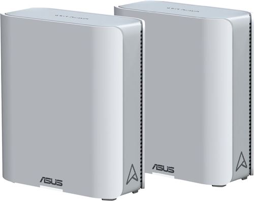 Non Communiqué Asus Zenwifi Bt10 - Système Wi-Fi - (2 Routeurs) - Jusqu'à 6000 Pieds Carrés - Maillage 10Gbe, 5Gbe, 2.5Gbe, Wi-Fi 7 Multi-Bande
