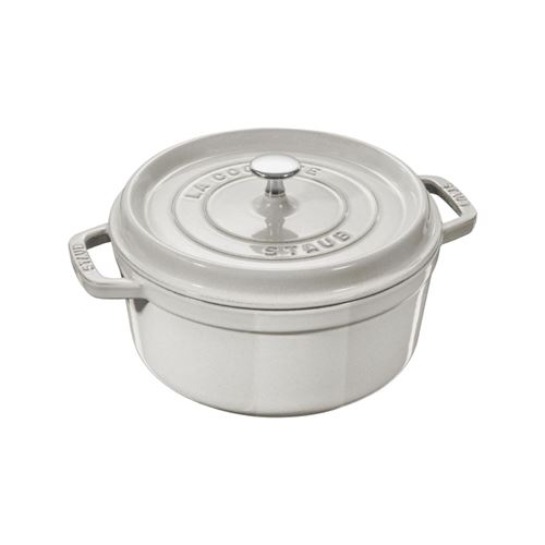 STAUB Cocotte Ronde 20 cm Truffe blanche
