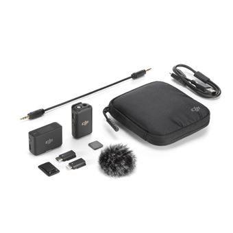 DJI MIC (1 TX + 1 RX) セット DJI Mic (1 TX + 1 RX), microphone lavallière sans fil