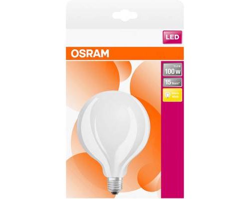 OSRAM 4058075269897 LED EEC A++ (A++ - E) E27 en forme de globe 10 W blanc chaud (Ø x L) 124.0 mm x 168.0 mm