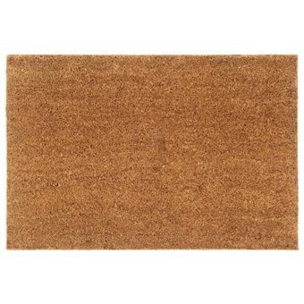 vidaXL Tapis de porte naturel 60x90 cm fibre de coco touffeté 155602 - 1
