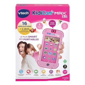 VTech - Téléphone interactif - Baby smartphone bilingue rose