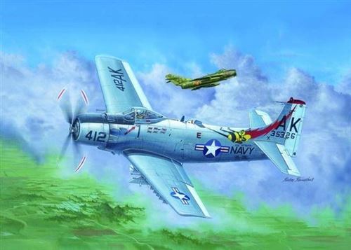 Maquette avion Trumpeter Douglas A-1H AD-6 Skyraider- 1/32 - Maquette