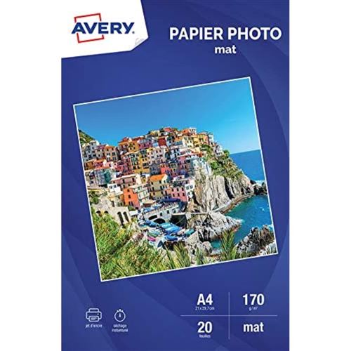 Papier Photo Brillant - Jet D'encre - 200g/m - 50 Feuilles