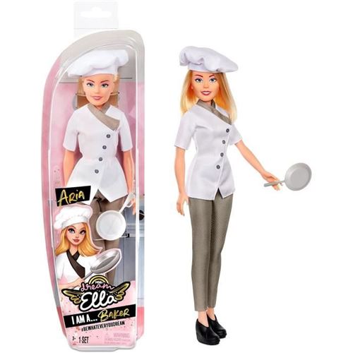 Dream Ella I Am Fashion Doll - Chef Cuisiniere - Poupée Mannequin 29 Cm