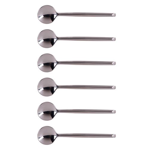 Non Communiqué Argent Coffret De 6 Cuillères Moka Elite 11 Cm - Table Passion - / Métallique - Métal