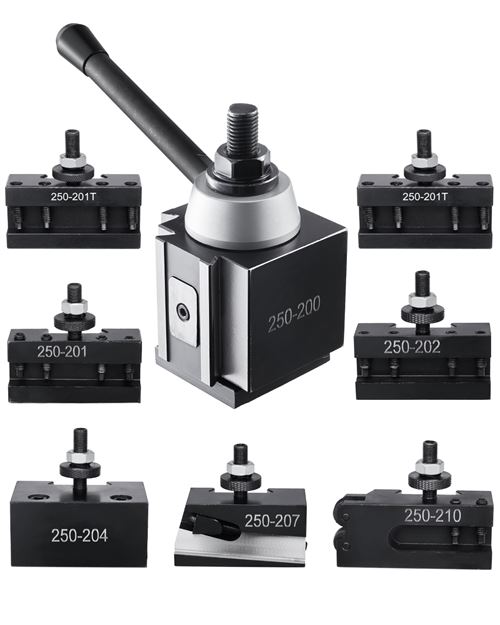 Non Communiqué Vevor Ensemble Poteaux D'outil À Changement Rapide Acier 8Pcs Pour Mini-Tour 25,4-38,1Cm