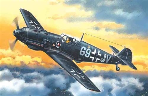 Non Communiqué Bf-109E-4 Night Fighter - 1:72E - Icm
