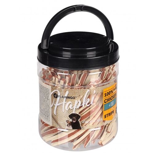 Comparer les prix de Friandise lamelles sushi 650 g pour chien