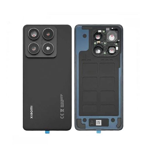 Original Cache Batterie Vitre Arrière Noir Titane pour Xiaomi 14T Pro 56001800N1200