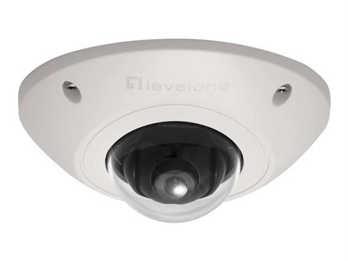 LevelOne FCS-3073 - Caméra de surveillance réseau - dôme - extérieur - à l épreuve du vandalisme / résistant aux intempéries - couleur (Jour et nuit) - 2 MP - 1920 x 1080 - Focale fixe - câblé - LAN 10/100 - MJPEG, H.264 - PoE