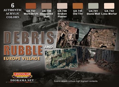 Debris And Rubble Europe Village - Lifecolor
