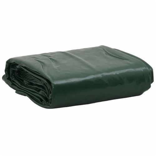 VIDAXL - Bâche de Protection - Couverture de Toit - Oeillets Métalliques - Résistante aux UV - Vert - Image 2