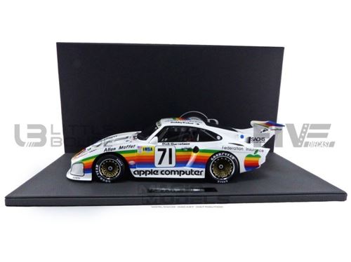 Voiture Miniature de Collection TOP MARQUES COLLECTIBLES 1-12 - PORSCHE 935 K3 - Le Mans 1980 - White / Multi Colors - TMR12-17C
