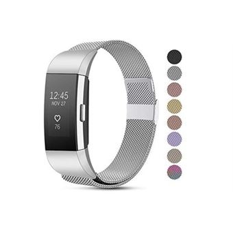 Wearlizer Bracelet élégant En Cuir Véritable Avec Boucle En Métal En Forme De D Pour Femme Et Fille, Compatible Avec Fitbit Versa 3/Versa 4, Pour Femme Et Fille, Motif étoilé/argenté