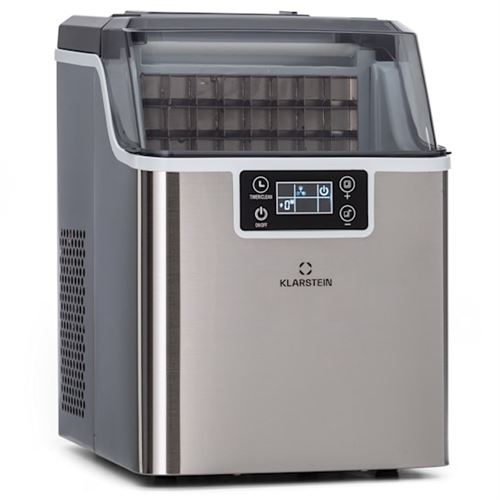 Machine À Glaçons - Klarstein Chios - 20 Kg/24H - Auto-Clean - 3,2 L - Gris