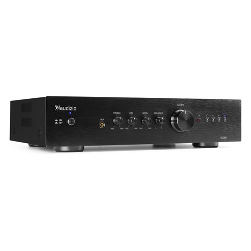 Audizio Ad200B Amplificateur Hi-Fi Bluetooth 2.1 - Noir, 400 Watts, 2 Sorties Enceintes, 1 Sortie Sub, Lecteur Mp3