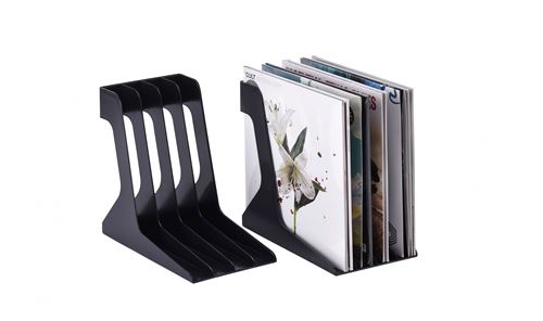 Rack de stockage en vinyle LP standard noir pour 40 assiettes 12 pouces