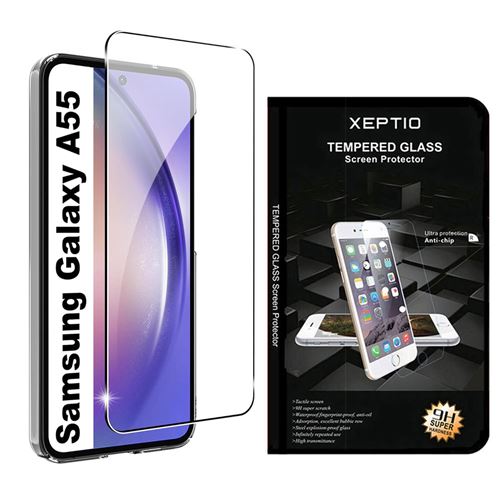 Protection Écran Vitre En Verre Trempé Pour Samsung Galaxy A55 5G - Xeptio