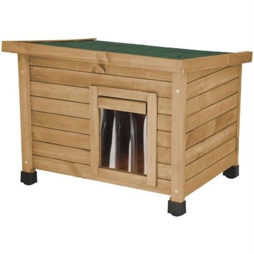 KERBL Maison pour chat Rustica 57 42 45cm Bois