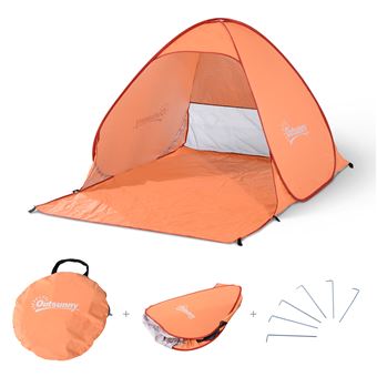 Abri De Plage Tente De Plage Pliable Pop Up Automatique Instantane