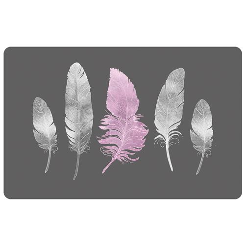 set de table 28.5 x 44 cm polypropylene opaque plumy