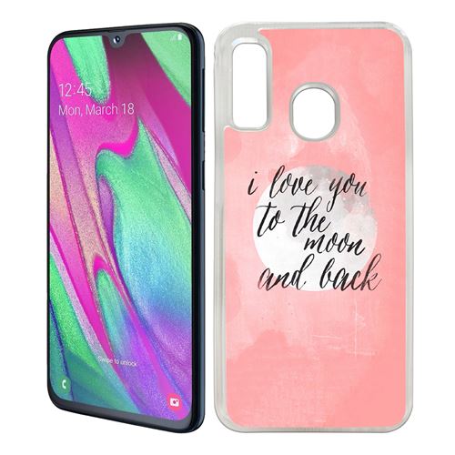 Coque pour Samsung Galaxy A40 -  Love Message Moon Back