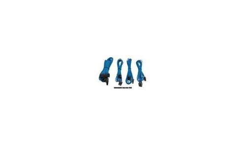 corsair corsair premium sleeved 24-pin-atx-kabel bleu noir