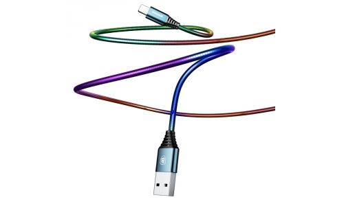 Câble rond iPhone 5/6/7/8 et iPad Baseus Gradient multicolor